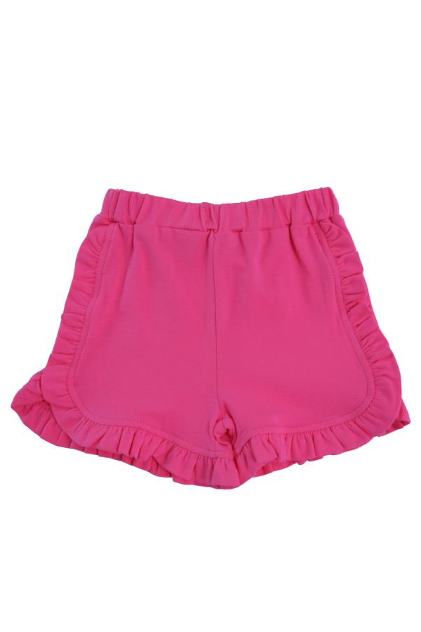 Ruffle Shorts - Bubblegum Pink