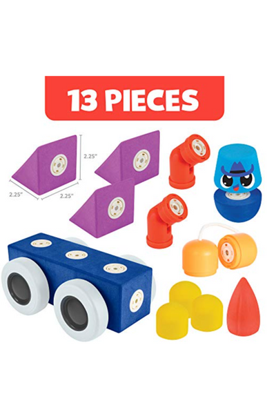Blockaroos Magnetic Foam Blocks - Roadster