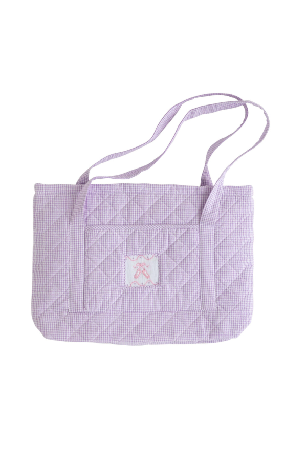 Ballet Quilted Luggage - Lilac