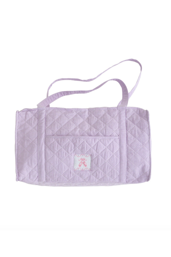 Ballet Quilted Luggage - Lilac