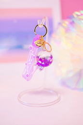 Floaty Lollipop Keychain with Strap