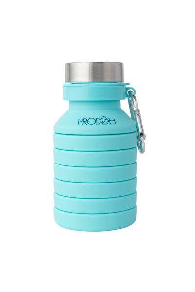 Collapsible Water Bottle with Carabiner - More Colors