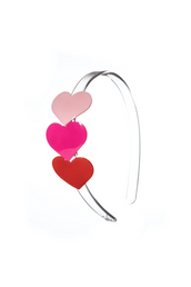 Cece Multi Heart Acrylic Headband