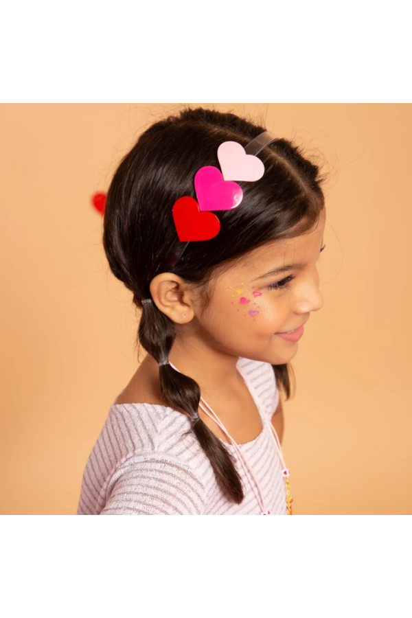 Cece Multi Heart Acrylic Headband