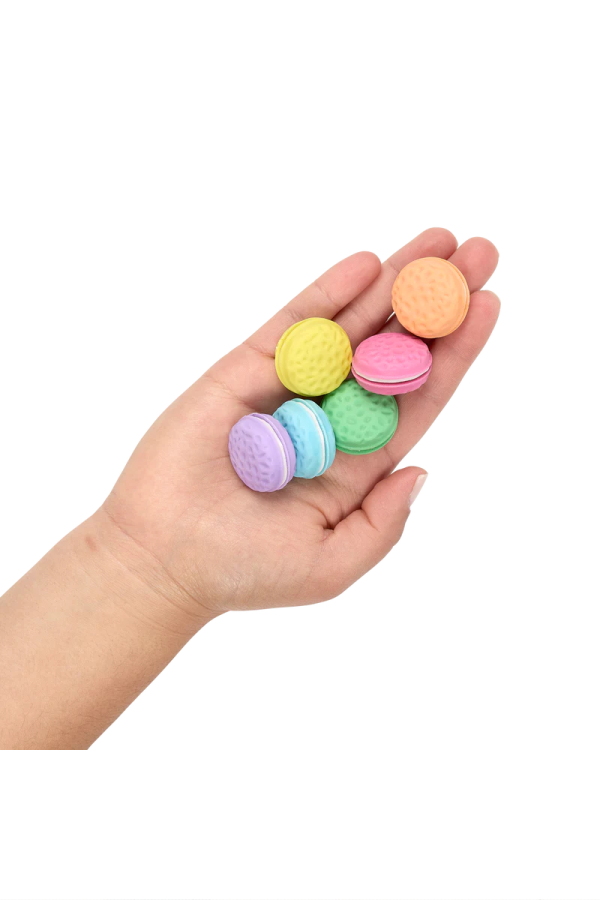 Macarons Scented Erasers Set of 6