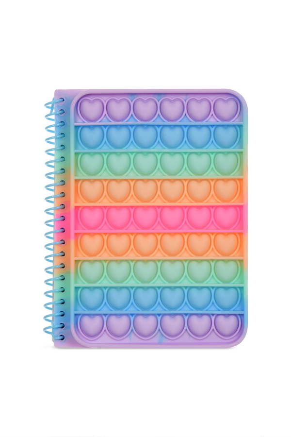 Happy Stripe Popper Journal