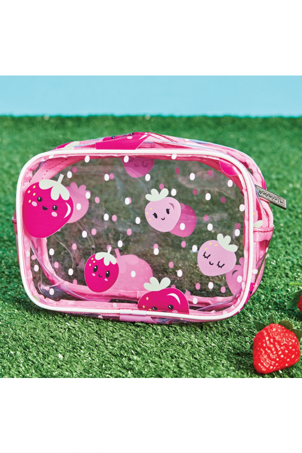 Berry Patch Clear Cosmetic Bag