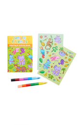 Mini Traveler Coloring and Activity Kit - Jungle Friends