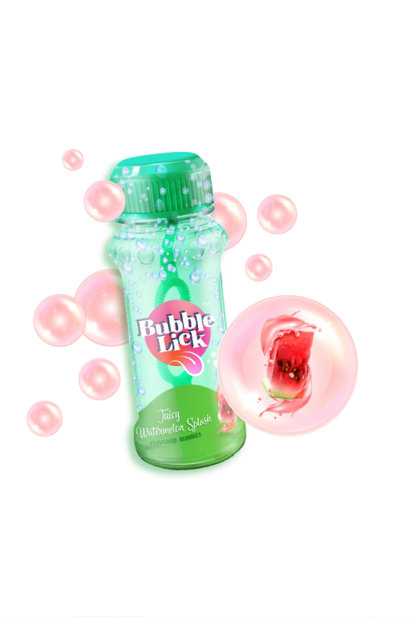 Bubble Lick Premium Natural Flavored Bubbles - Watermelon