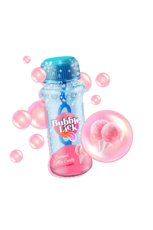Bubble Lick Premium Natural Flavored Bubbles - Cotton Candy