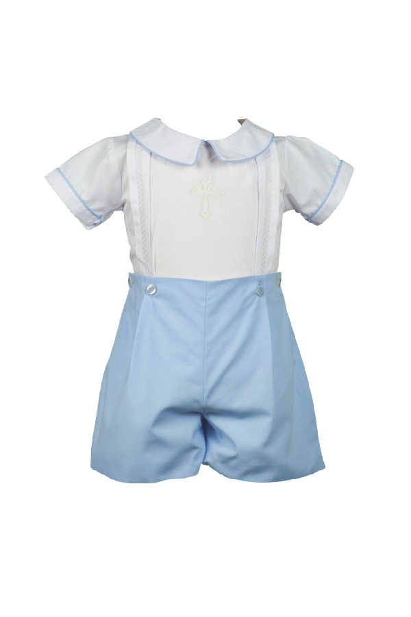 Classic Cross Boy Short Set