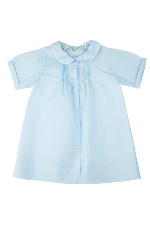 Boys Blue Folded Daygown