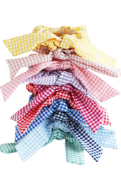 Gingham Short Tail Scrunchies