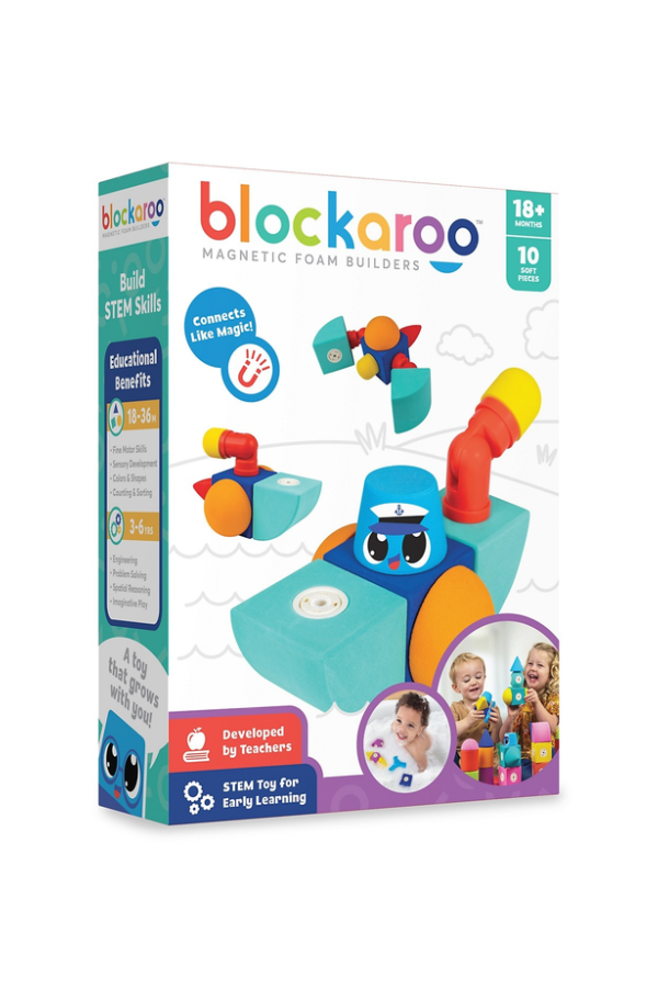 Blockaroos Magnetic Foam Blocks - Tugboat