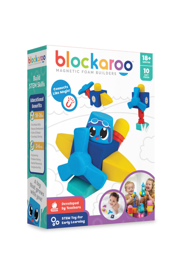 Blockaroos Magnetic Foam Blocks - Plane