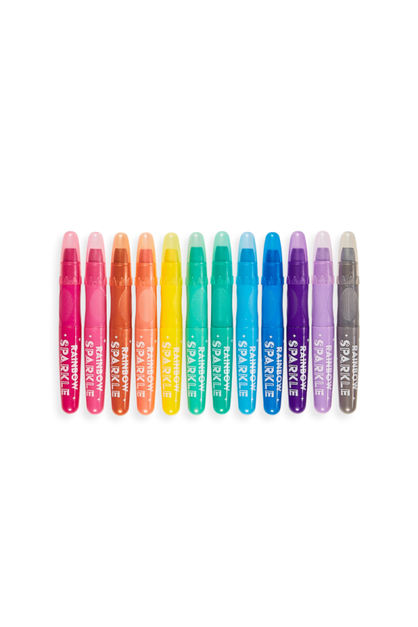 Rainbow Sparkle Watercolor Gel Crayon - Set of 12