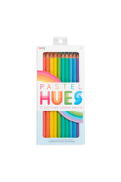 Pastel Hues Colored Pencils - Set of 12