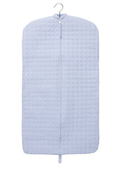 Light Blue Quilted Luggage