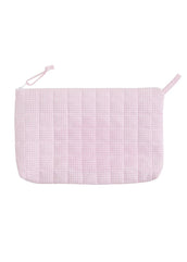 Light Pink Quilted Luggage
