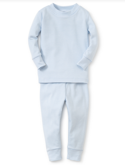 Stripe Snug Fit Pajama Set - Light Blue PRE-ORDER