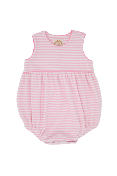 Bartlett Bubble - Terrycloth in Hamptons Hot Pink Stripe