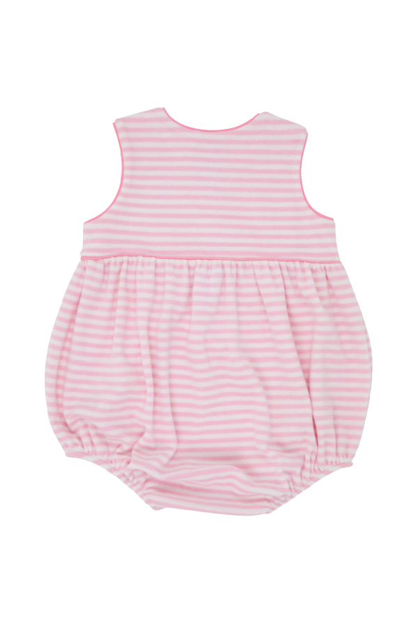 Bartlett Bubble - Terrycloth in Hamptons Hot Pink Stripe