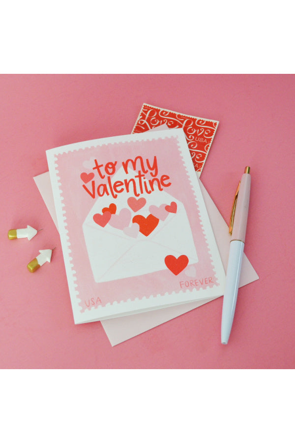 To My Valentine, Happy Valentines Day Card