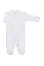 White Bubble Baby Footie