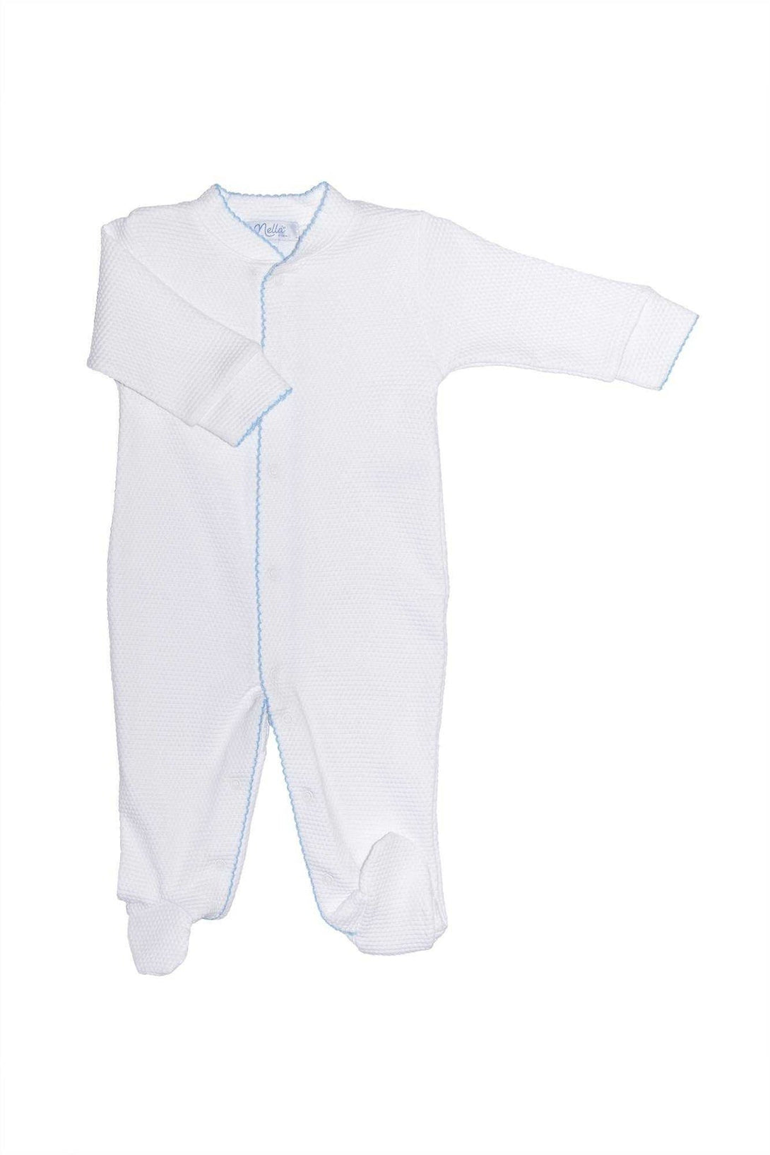 White Bubble Baby Footie