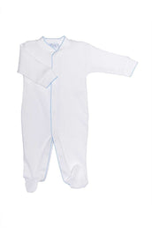 White Bubble Baby Footie