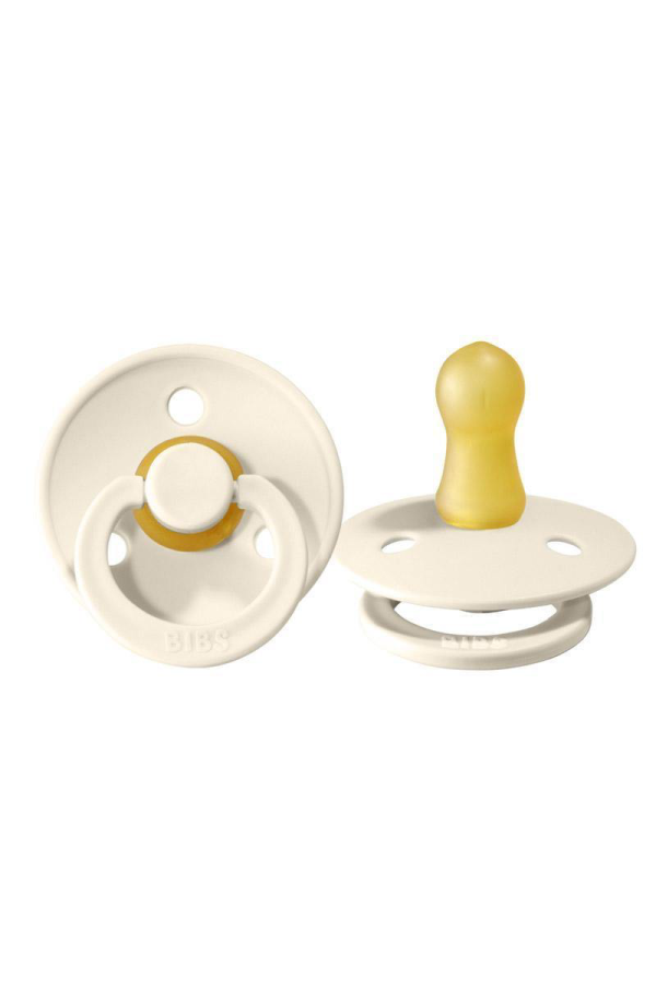 BIBS Pacifier Two Pack in Ivory