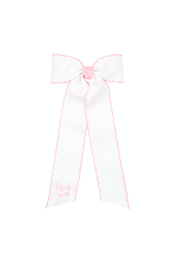 Moonstitch Big Sis Embroidered Streamer Bow