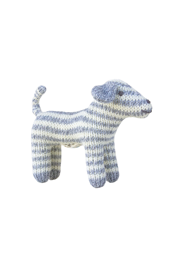 Dog Rattle Grey
