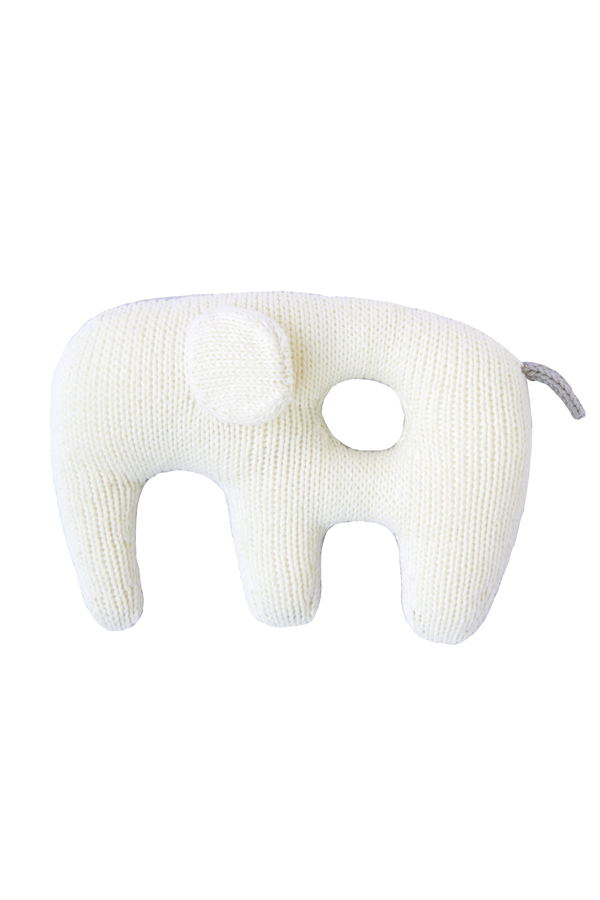 Jumbo Elephant Rattle Grey