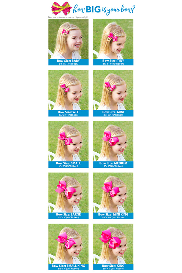 Classic Grosgrain Hair Bow - Medium