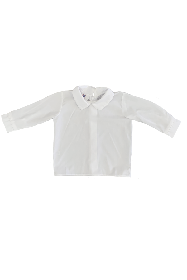 Long Sleeve Woven White Shirt - Boy