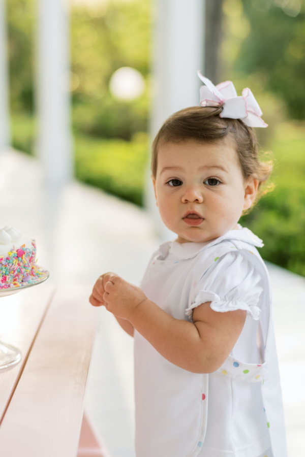 Birthday Bib and Bloomer Set - Polka Dot