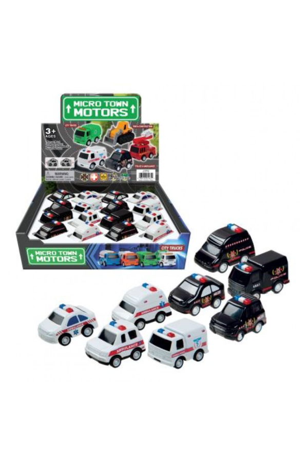 Die-cast Police and Ambulance