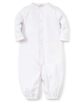 White/Pink New Kissy Dots Print Converter Gown