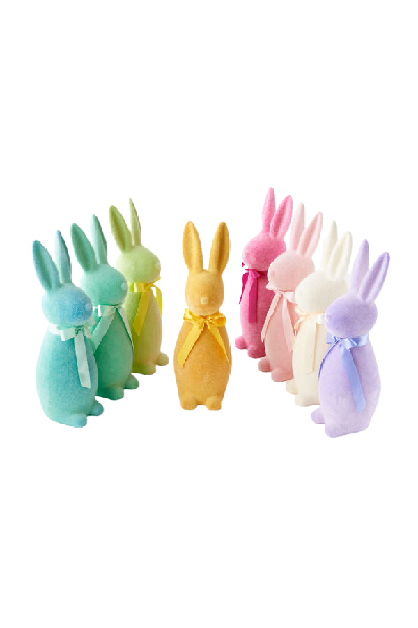 Flocked Bunnies - Medium