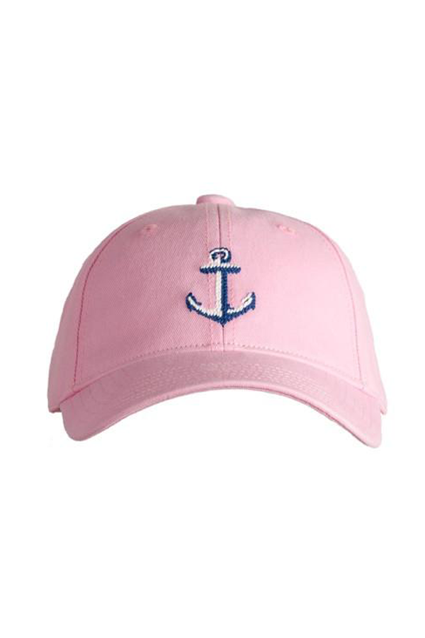 Anchor Needlepoint on Light Pink Kids Hat