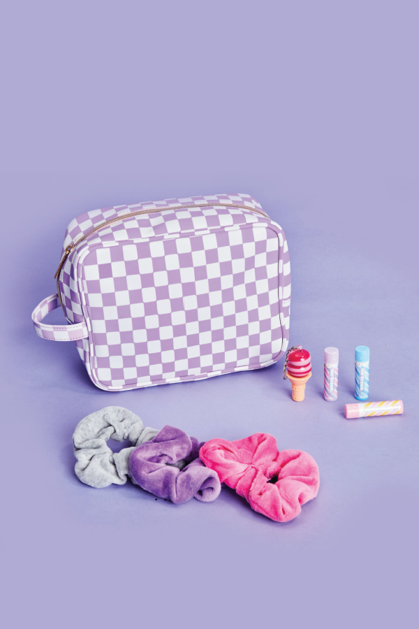 Checkered Smiles Rectangle Bag