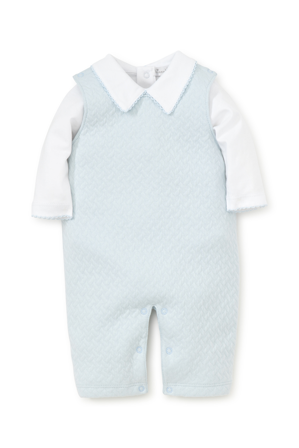 Classic Jacquard Overall Set - Blue