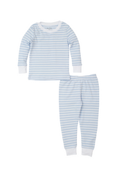 Team Stripes Light Blue Two Piece Pajamas