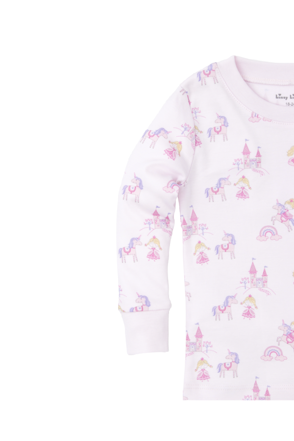 Unicorn Fairyland Print Two Piece Pajamas