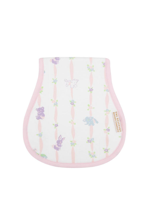 Oopsie Daisy Burp Cloth - Rockabye Ribbons Palm Beach Pink