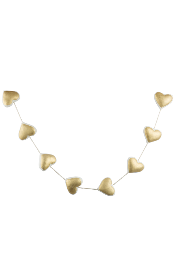 Gold Hearts Garland