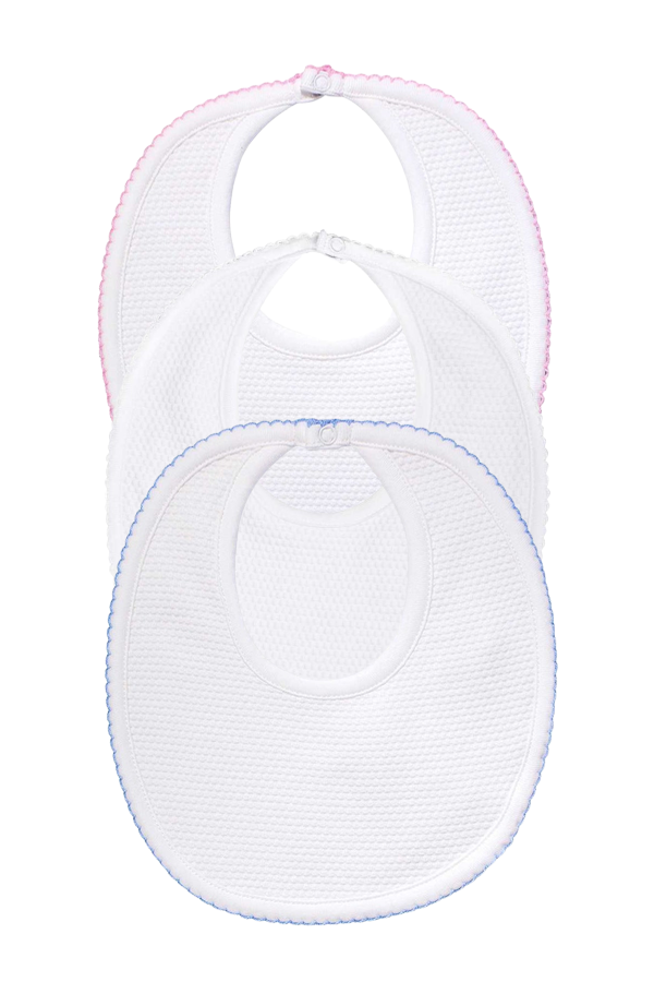 White Bubble Baby Bib