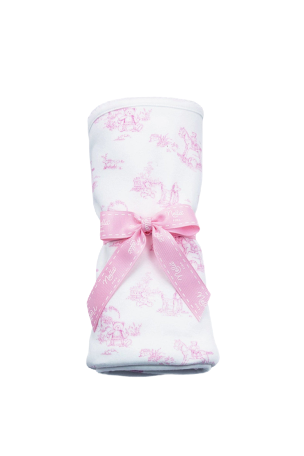 Pink Toile Blanket