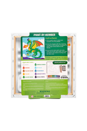 Colorific Canvas Paint by Number Kit: Fantastic Dragon